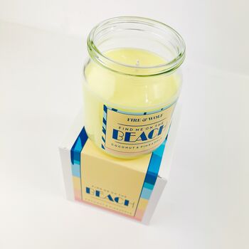 Coconut And Pineapple Candle | Find Me On The Beach, 6 of 6