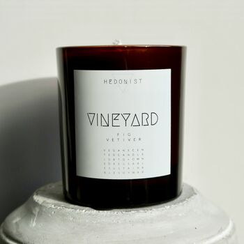 Vineyard Fig And Vetiver Scented Candle, 2 of 4