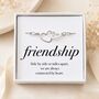 Best Friend Bracelet – Two Interlocking Hearts With Initial Or Birthstone, thumbnail 1 of 10