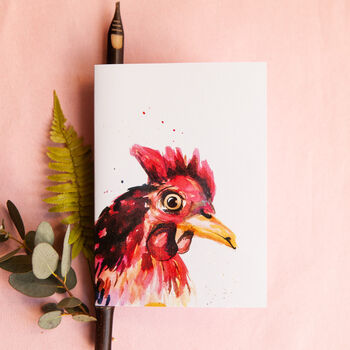 Inky Chicken Eco A6 Notebook, 6 of 7