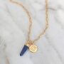 The En Pointe Duo Lapis Lazuli Necklace, thumbnail 2 of 8