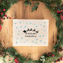 Personalised Sleigh And Snowflakes Christmas Eve Box, thumbnail 2 of 4