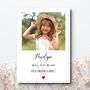 Flower Girl Proposal Photo Card, Wedding Proposal Card, thumbnail 1 of 3
