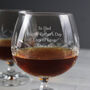 Crystal Cut Brandy Cognac Personalised Glass, thumbnail 6 of 11