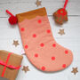 Personalised Spotty Christmas Stocking, thumbnail 6 of 10