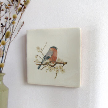 Bullfinch And Blossom Ceramic Tile Wall Art, 11 of 11
