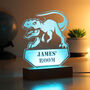 Personalised Dinosaur T Rex LED Night Light, thumbnail 1 of 12