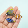 Blue Tang Fish Pin, thumbnail 3 of 3