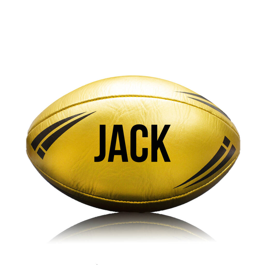 personalised rugby ball by we print balls
