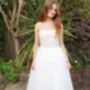 Maryanne In Ivory + Blush Teen Bridesmaid, thumbnail 10 of 11