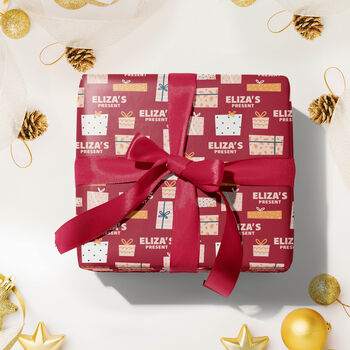 Personalised Christmas Wrapping Paper, 2 of 4