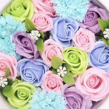 New Baby Flower Bouquet Gift Box Soaps | Faux Flowers, 9 of 11