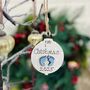 Baby's 1st Christmas Decoration Tree Bauble 2025, thumbnail 2 of 7