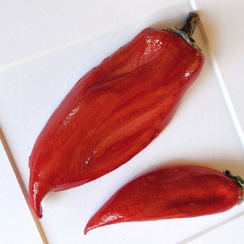 Kitchen Ceramic Wall Art: Red Peppers, 3 of 3