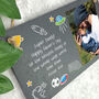 Personalised 'Our Adventures' Photo Slate Hanging Plaque 25 X 15cm, thumbnail 4 of 5