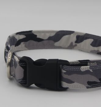 Grey Camouflage Dog Collar, 6 of 10