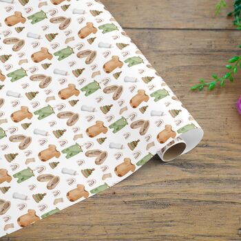 Baby Neutral Gift Wrapping Paper Roll Or Folded, 3 of 3