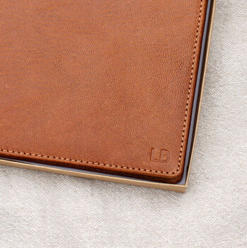 Luxury Leather Personalised Message Journal, 2 of 7