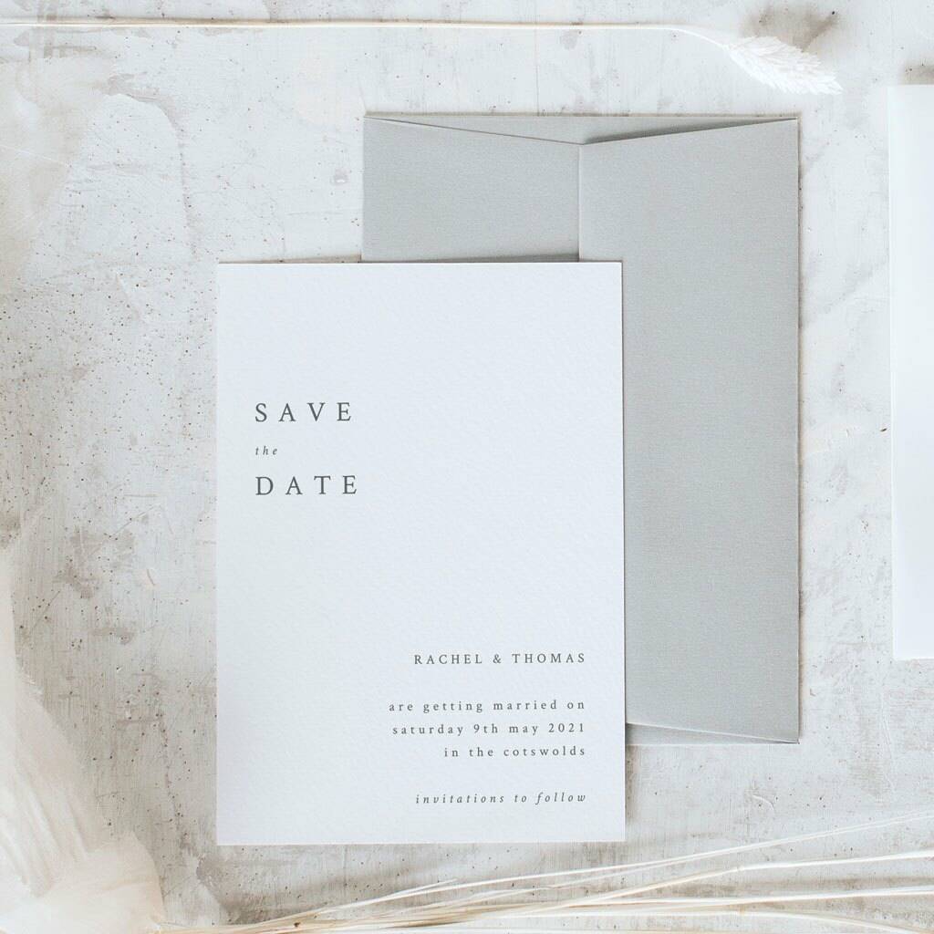 Rachel Save The Date Cards, 1 of 3