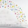 Multicoloured Polka Dot Wall Decal Stickers, Removable, thumbnail 4 of 5