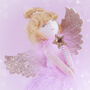 Pink Sugarplum Fairy Light Up Angel Tree Topper, thumbnail 2 of 9