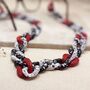 Glasses Chain Red, Black And White Chunky Acrylic Chain, thumbnail 5 of 11