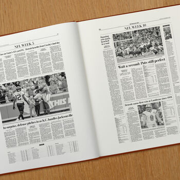 Detroit Lions Personalised Gift Newspaper Book, 6 of 11