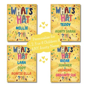 'What’s That??!!' Personalised Storybook – A Special Aunty And Niece Or Nephew Adventure, 2 of 11