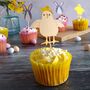 Easter Chick Cupcake Toppers, thumbnail 4 of 11