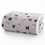 Doodle Dog Throw With Sherpa Backing 41021008, thumbnail 2 of 2