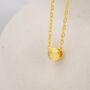 Tiny Dot Pendant Necklace In Sterling Silver, thumbnail 6 of 12