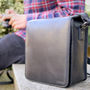 Personalised Vintage Leather Camera Bag, thumbnail 1 of 12