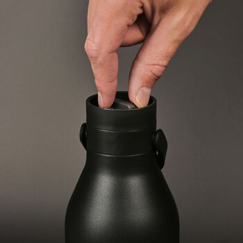 Circular And Co 1 L Stainless Steel Water Bottle Ink Black, 6 of 7