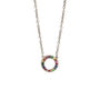 Gold Or Silver Rainbow Eternity Necklace, thumbnail 8 of 10