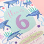 Under The Sea Party Theme Invitations, thumbnail 7 of 7