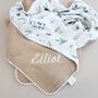 Wildflower Organic Muslin Baby Blanket With Name, thumbnail 11 of 12