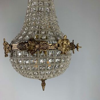 Small Empire Ballroom Chandelier, Rewired, 9 of 10