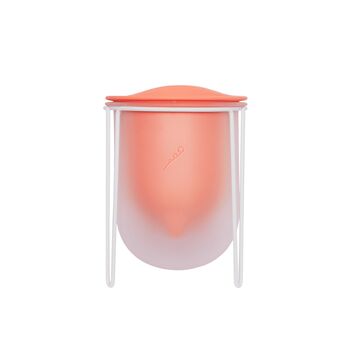 Flo, Self Watering Plant Pot In Coral + Mist, 6 of 6