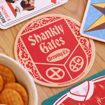 Liverpool Beer Mats, Nine Double Sided Mats, 18 Designs Total, Football Fan Gift, 6 of 12