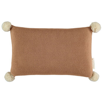 Knitted Pom Pom Cushion, 2 of 4