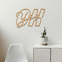 Oh Yes Bold Script Wooden Sign Modern Typography Art, thumbnail 6 of 9