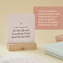 Everyday Affirmation Cards With Beech Wood Stand, thumbnail 9 of 10