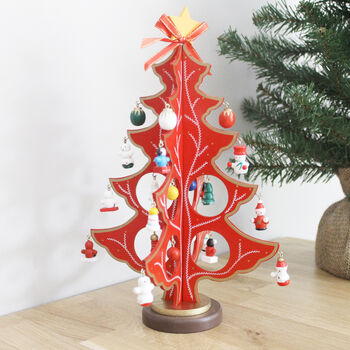 Red Christmas Character Tree, 2 of 4