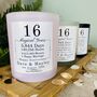 Personalised 16th Magical Years Wax Anniversary Candle, thumbnail 1 of 11