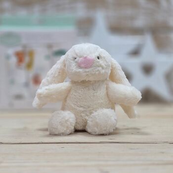Cream Bunny Soft Toy, 2 of 3