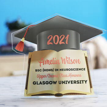 Personalised Graduation Gift Stand, 10 of 12
