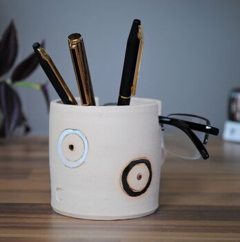 Personalised Ceramic Glasses And Pencil Holder, 4 of 8