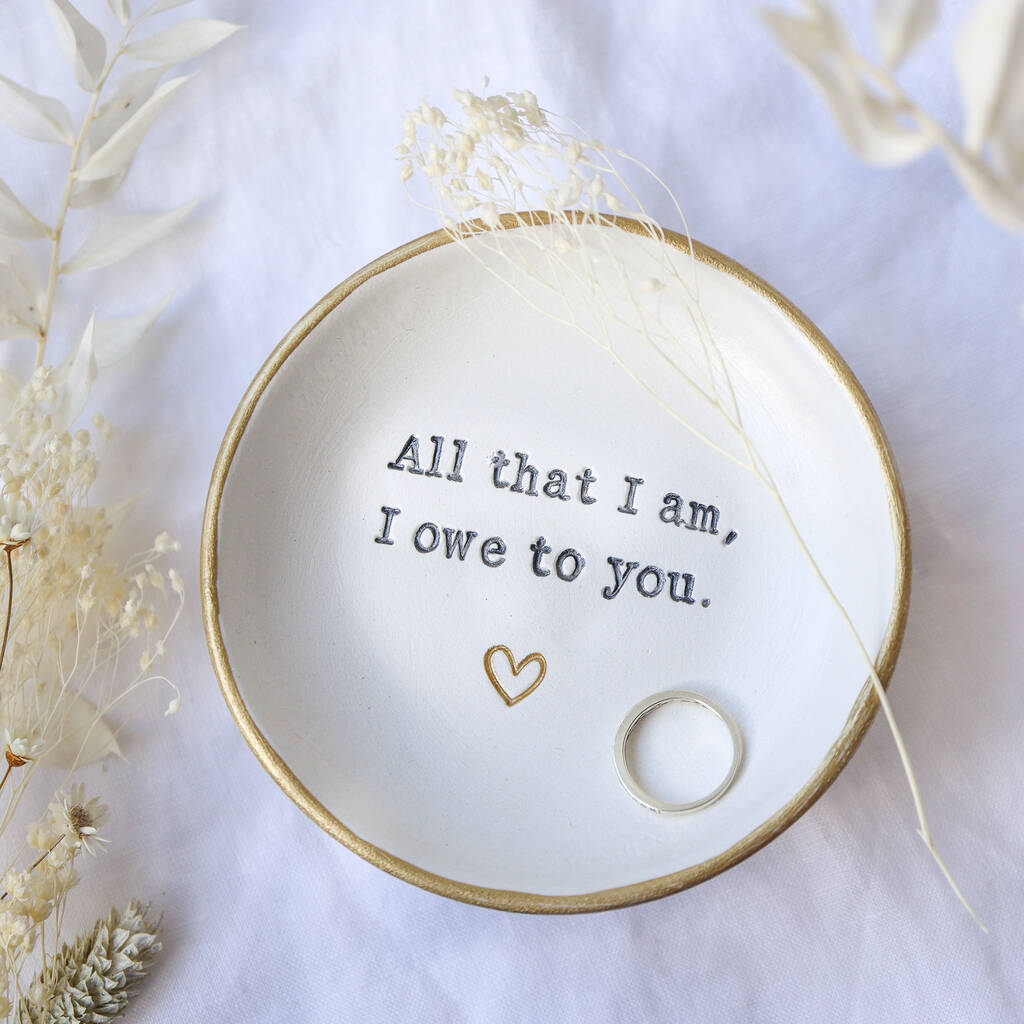 Hand Stamped Dish For Mother Of The Bride/Groom, 1 of 5