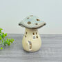 Ceramic Mushroom Lamp Toadstool Tealight Candle Holder, thumbnail 2 of 10