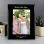 Personalised Black Glass Photo Frame 5x7, thumbnail 8 of 10